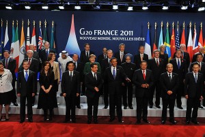 G20 leaders in Cannes