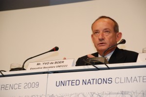 Former UNFCCC Executive Secretary Yvo De Boer