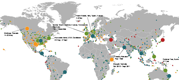 2011 disasters make it costliest year on record