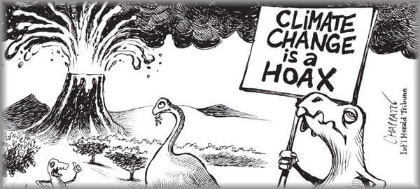 Cartoon #1: Climate change is a hoax