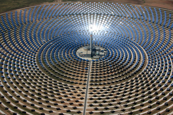 CSP Solar power plant, a good way for sunny countries to reduce their impact on climate change