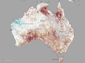 NASA image reveals extent of Australian heat wave