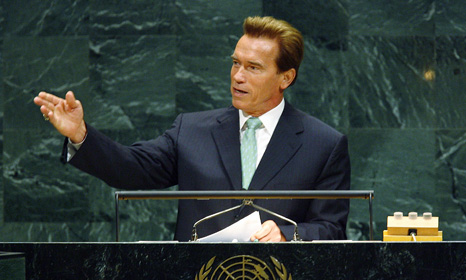 Schwarzenegger warns of “looming” climate disaster