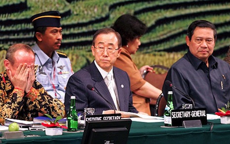 Former UN chief Yvo de Boer famously broke down in tears at the climate talks in Bali
