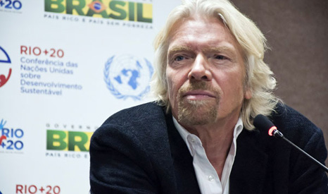 Richard Branson (above) at the Rio+20 summit in 2012. (Source: UN/Rossana Fraga)