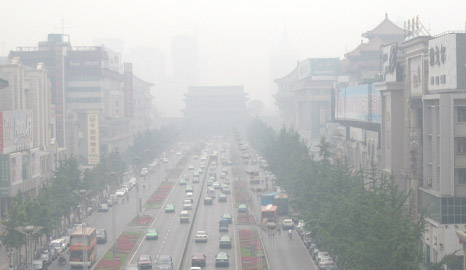 Beijing smog (Pic: Benjamin Vander Steen/Flickr)