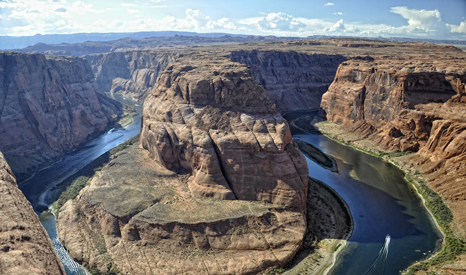 The Colorado River supplies 40 million people and 4 million acres of farmland