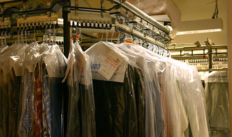 Carbon tetrachloride was used for dry cleaning before it was banned (Pic: Wikimedia Commons/Simon Law)