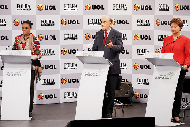 Marina Silva (L) is up against current president Dilma Rousseff (R) (Pic: Flickr/José Serra)