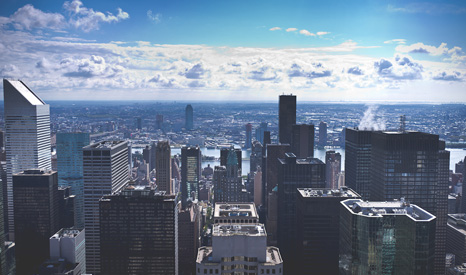 New York skyline from the Rockefeller building (Pic: Andree Kröger/Flickr)