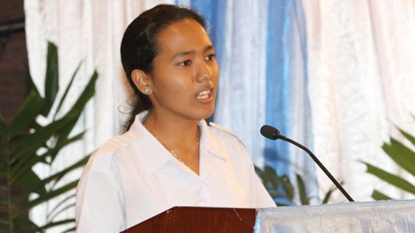 Sonam Tsultrim is from the low-lying Seychelles, one of the most vulnerable countries to climate change due to rising sea levels