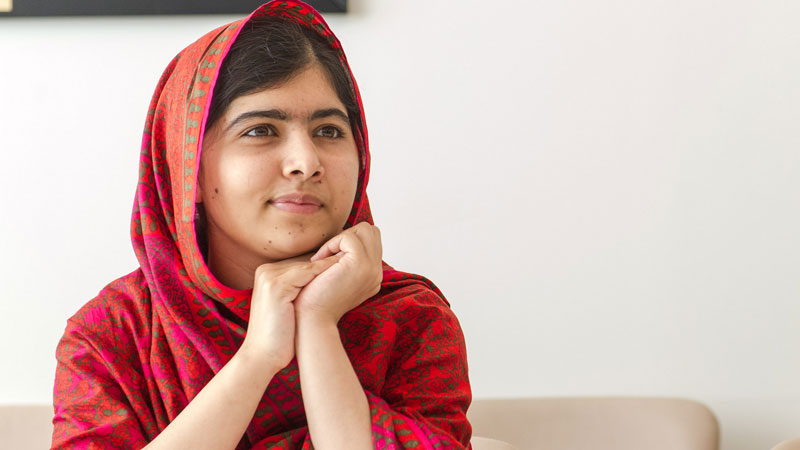 Malala Yousafzai is among the young people supporting the action/2015 campaign (Pic: UN Photo/Mark Garten)
