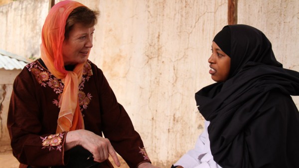 Mary Robinson on a visit to Somalia in 2011 (Pic: Flickr/Jennifer O'Gorman)