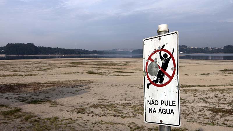 Sao Paolo's Guarapiranga reservoir in 2014 (Flickr/ Scrolleditorial)