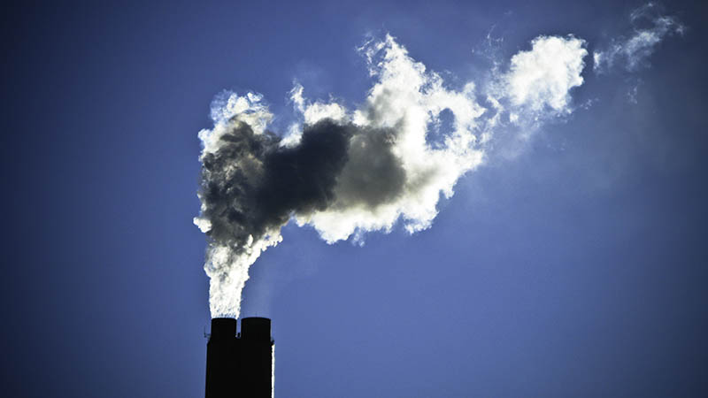 Smokestacks at a power plant in Arizona. The power sector has the most potential to cut carbon (Flickr/ Nick Humphries)