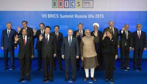 BRICS' leaders back global climate change pact