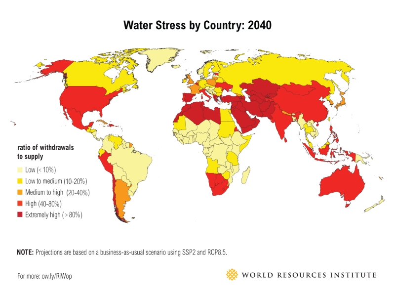 Middle East faces 'extreme' water stress by 2040