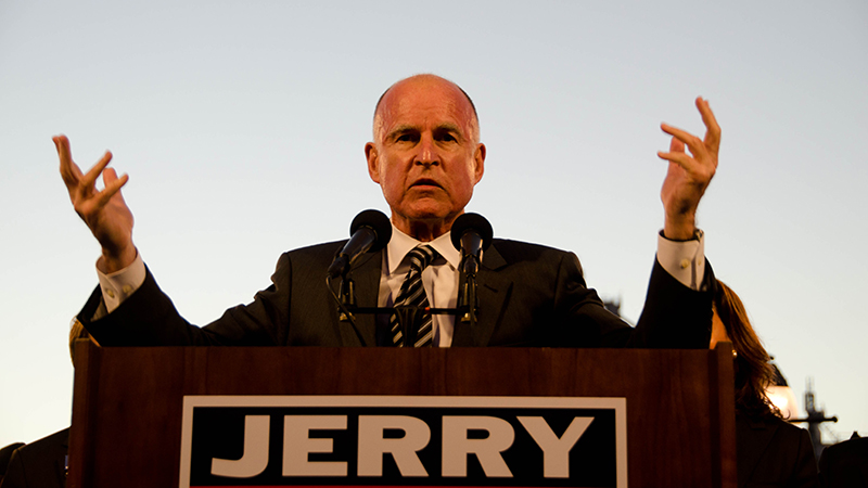 The buck rests with Governor Jerry Brown (Flickr/ Steve Rhodes)
