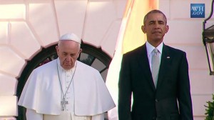 Pope backs climate change action at White House
