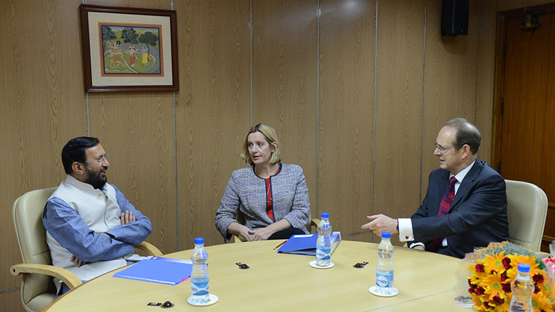 Javadekar met UK officials in Delhi last month to discuss plans for a global deal (Pic: UK in India/Flickr)