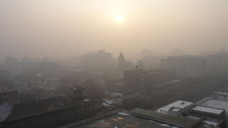 Beijing’s air pollution has prompted action to reduce emissions by the Chinese government (Pic: J Aaron Farr/Flickr)