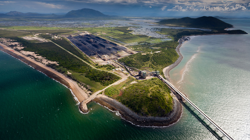 Abbot Point port is a gateway for coal from planned mines in the Galilee Basin (Pic: Greenpeace/Tom Jefferson)