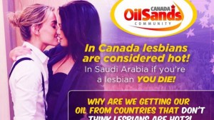 Buy Canadian oil if you love hot lesbians, says lobbyist
