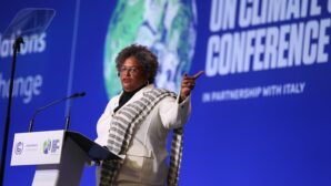 Mia Mottley: the 'fearless' leader pushing a global settlement for the climate frontlines