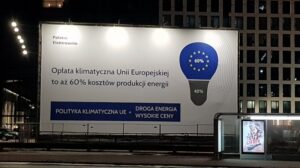 'Misleading' Polish billboards blame EU climate policy for electricity costs