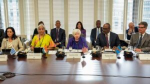 US officials at World Bank spring meeting discuss climate finance reforms