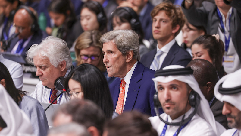 John Kerry at cop28 climate talks