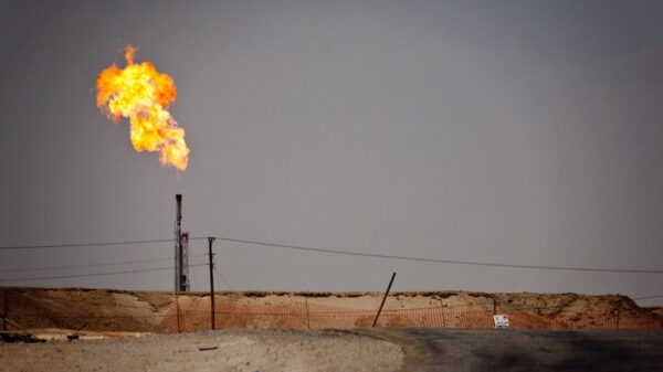 Bahrain gas flaring