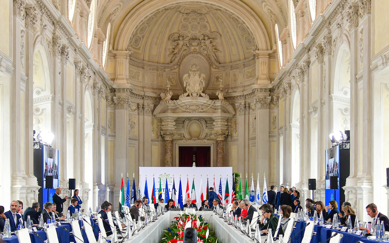 G7 climate and energy ministers meet at the Reggia di Venaria Reale in Italy. Photo: G7 Italy
