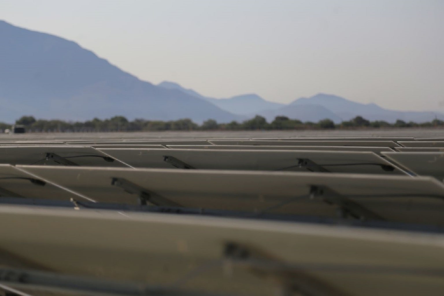 In the photos taken on October 28, 2021, it shows a solar energy park in Jalisco, Mexico.