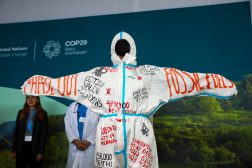 Medics demonstrate against the health impacts of the climate crisis and call fro a phase out of fossil fuels at the COP29 climate conference in Baku, Azerbaijan, on November 15, 2024. (Photo by IISD/ENB | Mike Muzurakis) How to take back control of COP from the world's biggest polluters